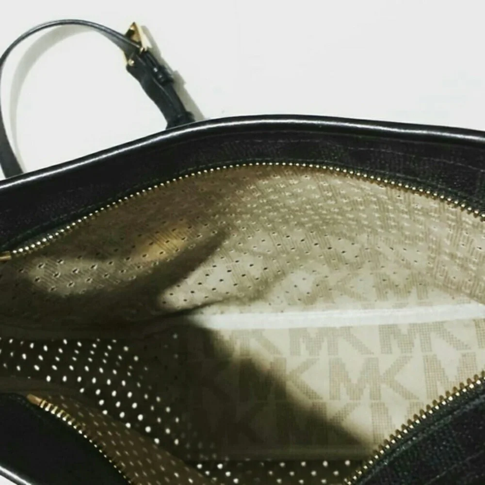 Michael Kors Perforated Leather Signature Bag